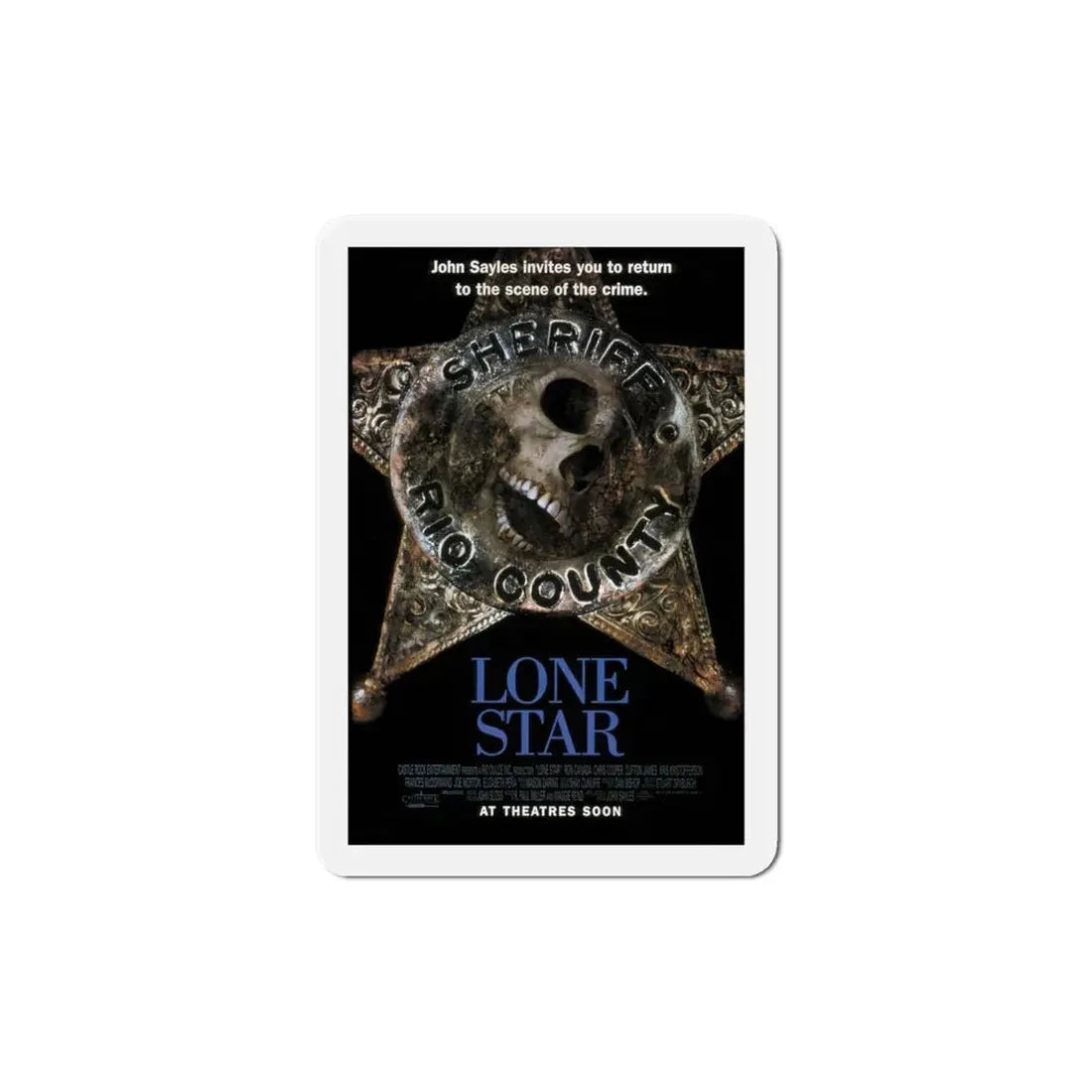 Lone Star 1996 Movie Poster Refrigerator Magnet 5 Inch - The Sticker Space