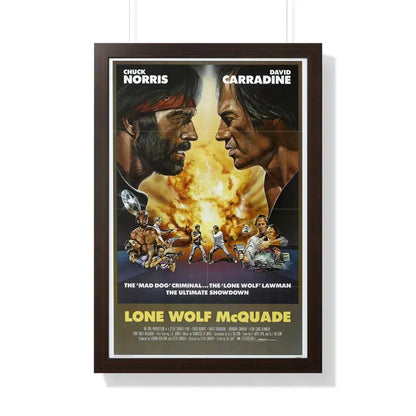 LONE WOLF MCQUADE 1983 - Framed Movie Poster - The Sticker Space