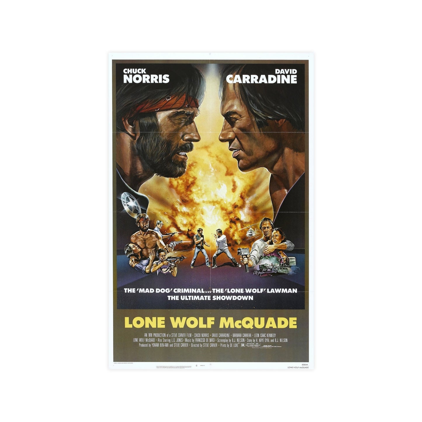 LONE WOLF MCQUADE 1983 - Paper Movie Poster-11″ x 17″ (Vertical)-The Sticker Space