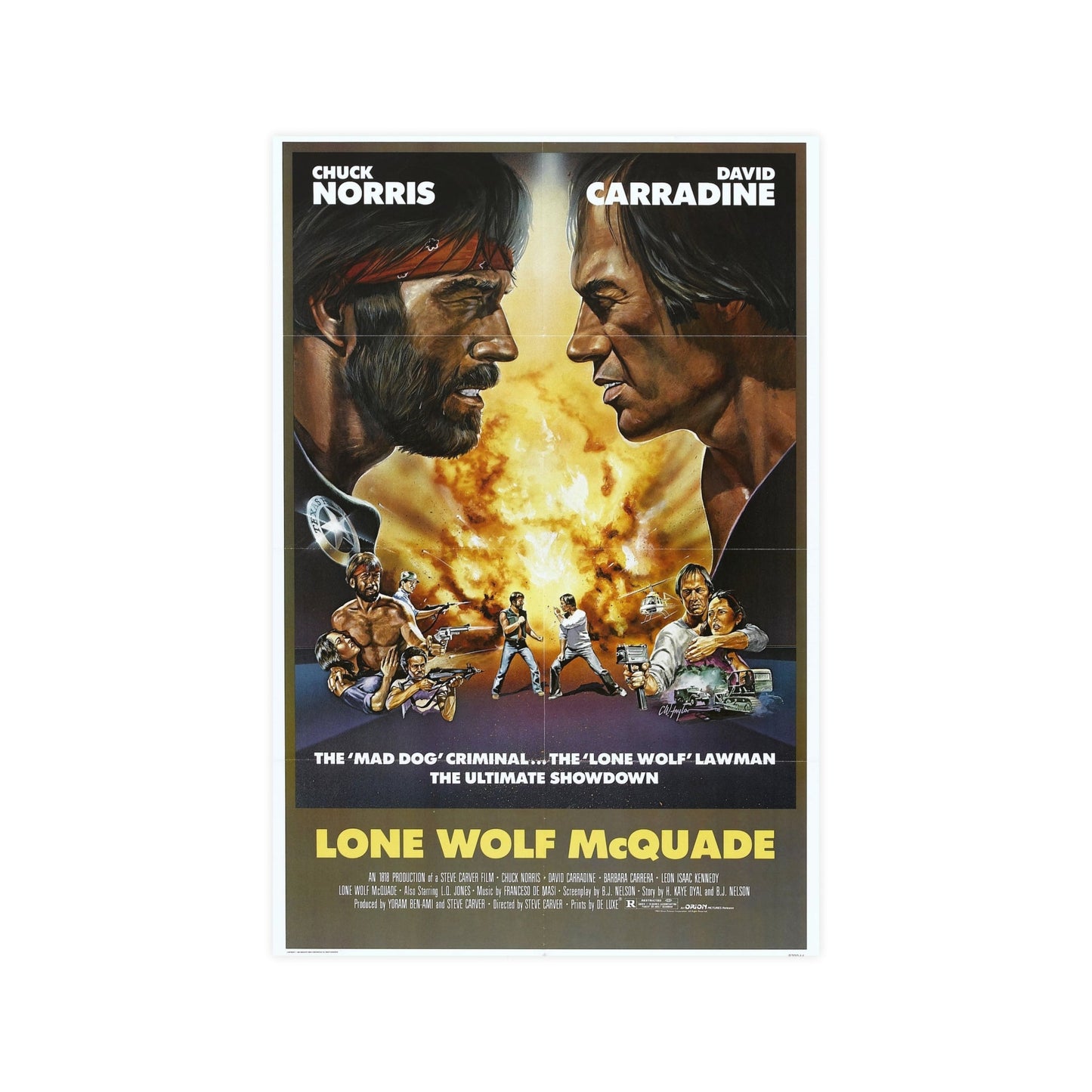 LONE WOLF MCQUADE 1983 - Paper Movie Poster-12″ x 18″ (Vertical)-The Sticker Space