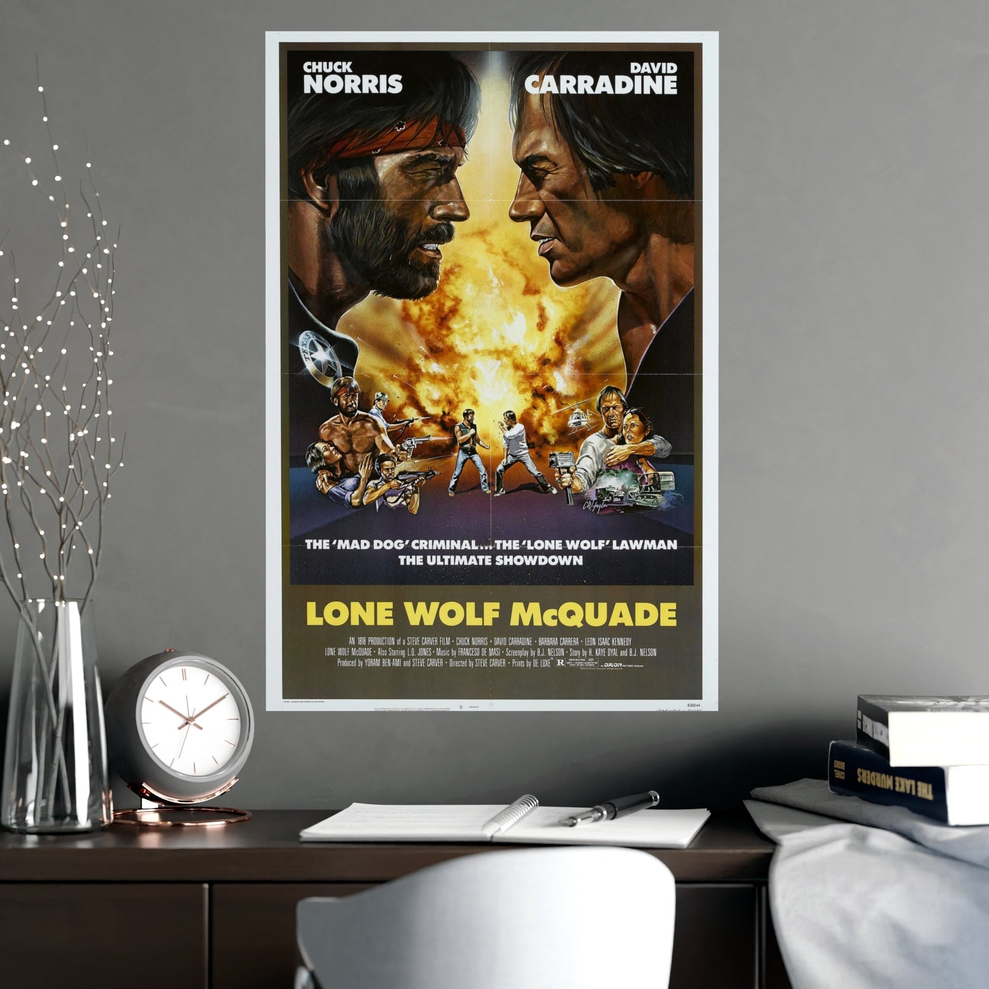 LONE WOLF MCQUADE 1983 - Paper Movie Poster-The Sticker Space