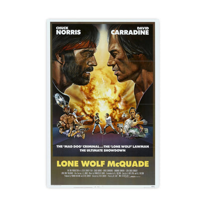 LONE WOLF MCQUADE 1983 - Paper Movie Poster-20″ x 30″ (Vertical)-The Sticker Space