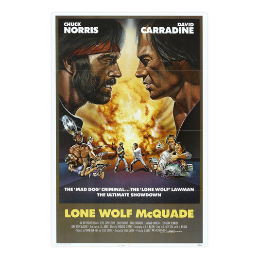 LONE WOLF MCQUADE 1983 - Paper Movie Poster-24″ x 36″ (Vertical)-The Sticker Space