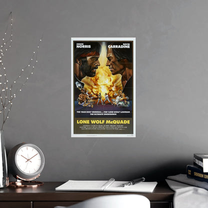 LONE WOLF MCQUADE 1983 - Paper Movie Poster-The Sticker Space