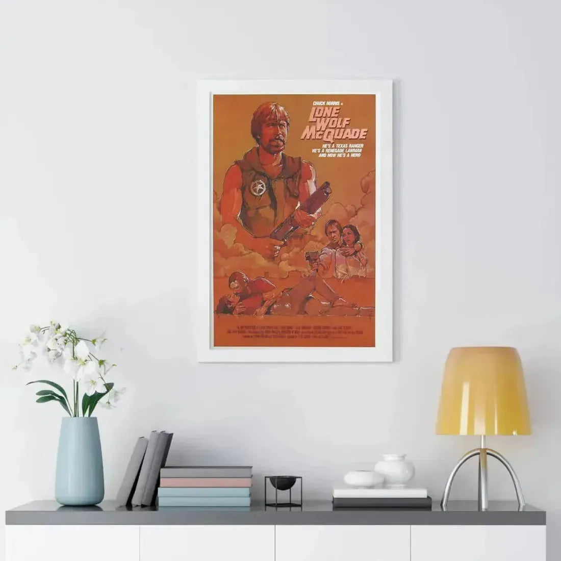 LONE WOLF MCQUADE (2) 1983 - Framed Movie Poster - The Sticker Space