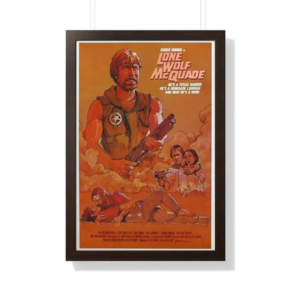LONE WOLF MCQUADE (2) 1983 - Framed Movie Poster - The Sticker Space