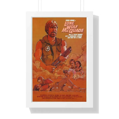 LONE WOLF MCQUADE (2) 1983 - Framed Movie Poster - The Sticker Space