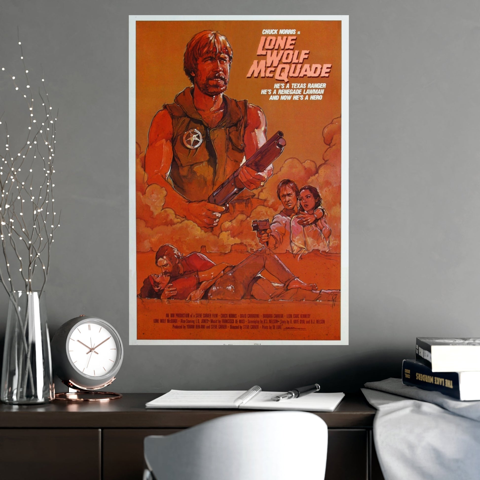 LONE WOLF MCQUADE (2) 1983 - Paper Movie Poster-The Sticker Space