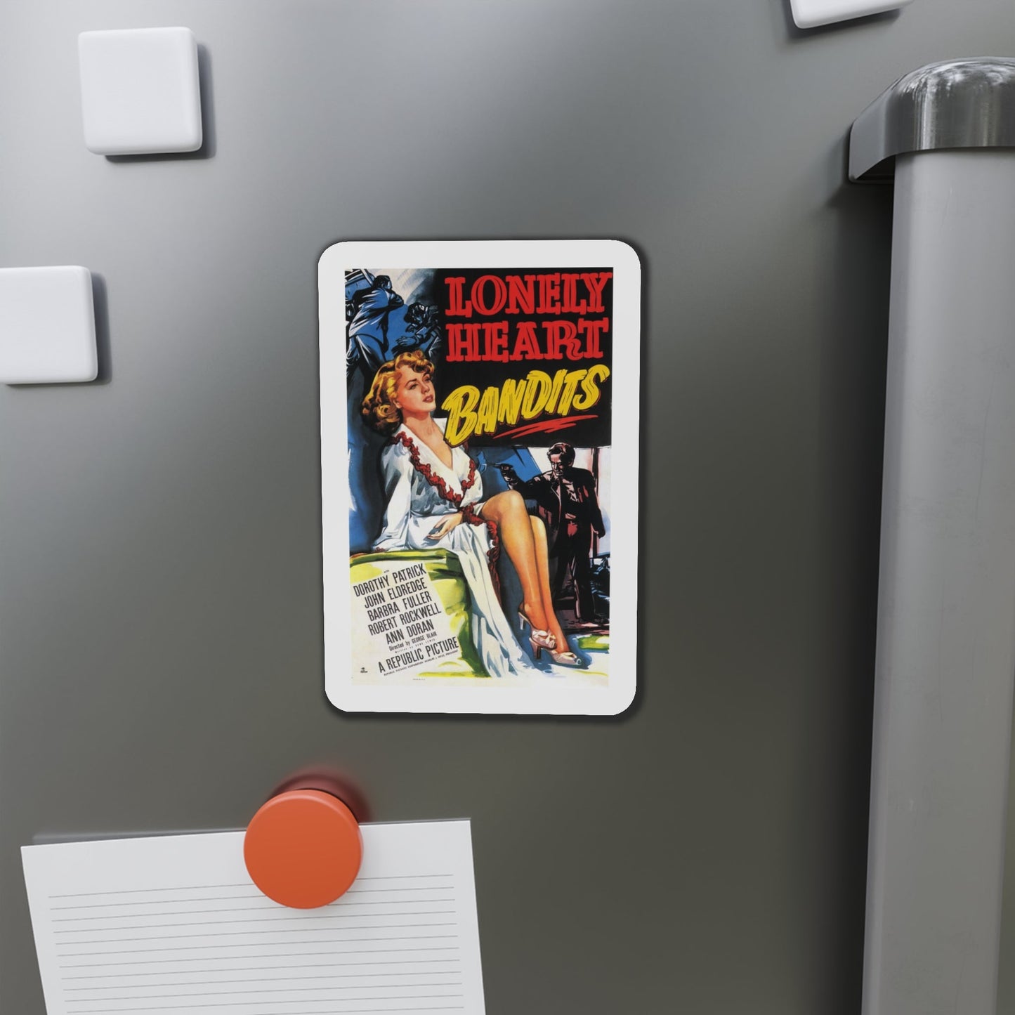 Lonely Heart Bandits 1950 Movie Poster Die-Cut Magnet-The Sticker Space