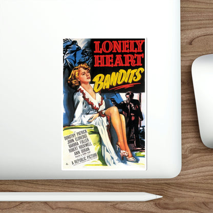 Lonely Heart Bandits 1950 Movie Poster STICKER Vinyl Die-Cut Decal-The Sticker Space