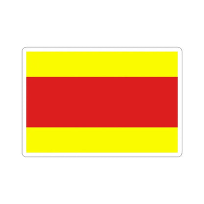 Long tinh flag (Cambodia) STICKER Vinyl Kiss-Cut Decal 3 Inch White - The Sticker Space