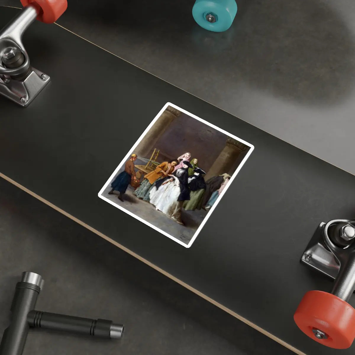 SKU:10542456180088101552 Sticker types:White Shape:Die-Cut Sizes:5" × 5"