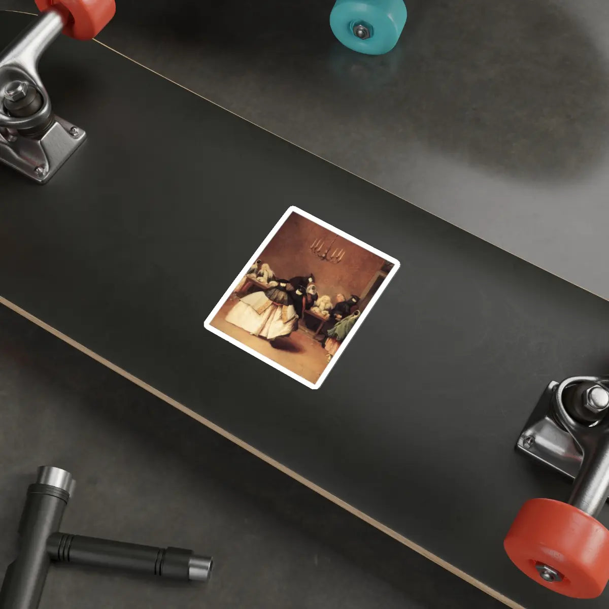 SKU:10357285428817041410 Sticker types:White Shape:Die-Cut Sizes:4" × 4"