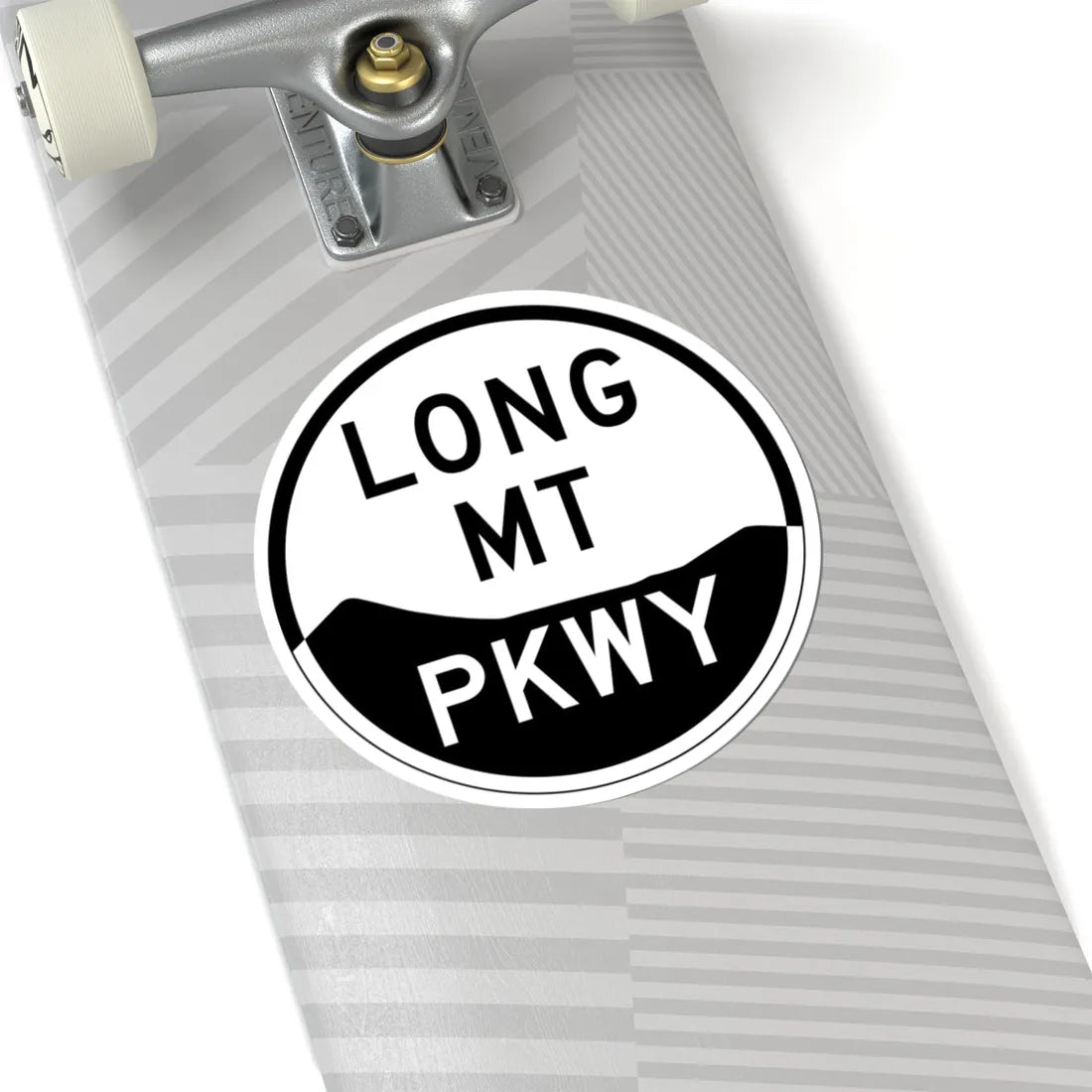 LongMtPkwy (New York) (Road Sign) STICKER Vinyl Kiss-Cut Decal - The Sticker Space