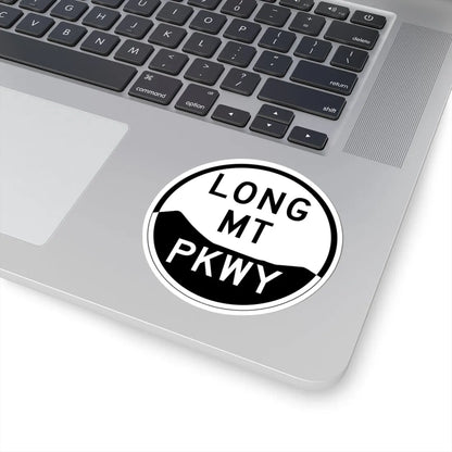 LongMtPkwy (New York) (Road Sign) STICKER Vinyl Kiss-Cut Decal - The Sticker Space