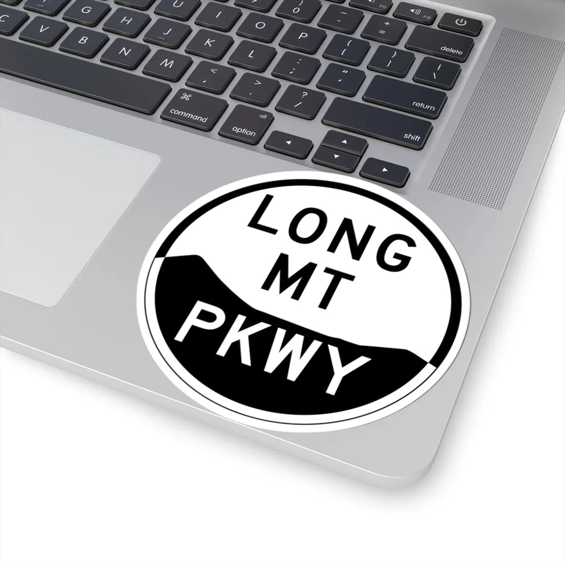 LongMtPkwy (New York) (Road Sign) STICKER Vinyl Kiss-Cut Decal - The Sticker Space