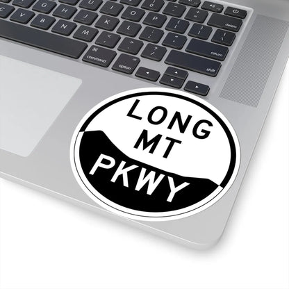 LongMtPkwy (New York) (Road Sign) STICKER Vinyl Kiss-Cut Decal - The Sticker Space