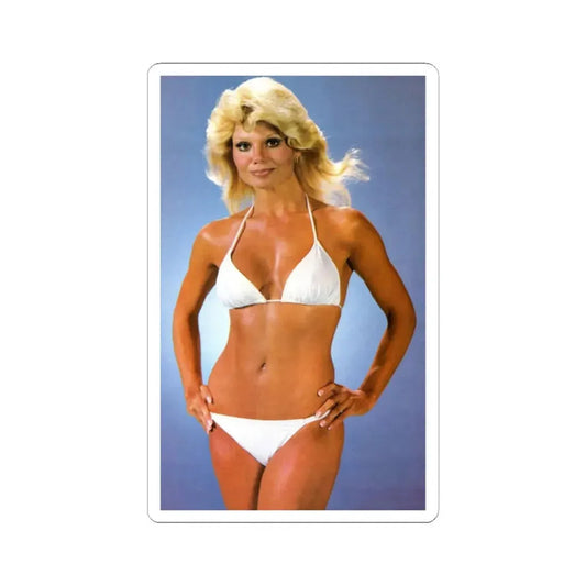 Loni Anderson #31 (Vintage Female Icon) STICKER Vinyl Kiss-Cut Decal 2 Inch White - The Sticker Space