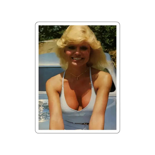 Loni Anderson #35 (Vintage Female Icon) STICKER Vinyl Die-Cut Decal White Die-Cut 2 Inch - The Sticker Space