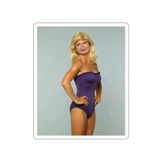 Loni Anderson #51 (Vintage Female Icon) STICKER Vinyl Die-Cut Decal White Die-Cut 2 Inch - The Sticker Space
