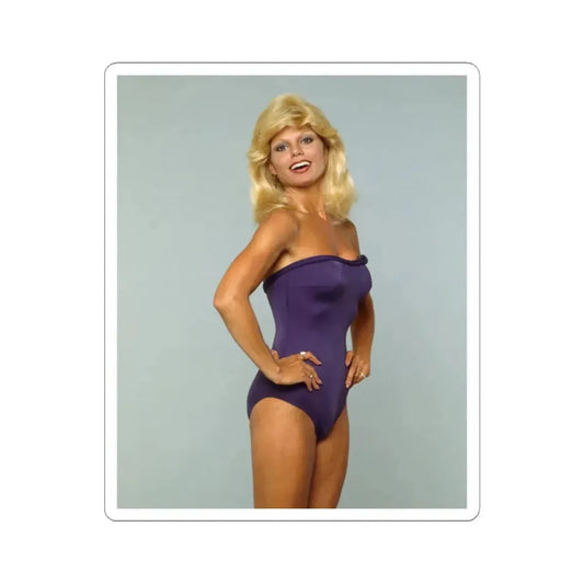 Loni Anderson #51 (Vintage Female Icon) STICKER Vinyl Kiss-Cut Decal 2 Inch White - The Sticker Space