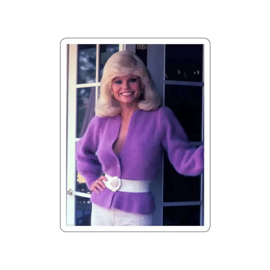 Loni Anderson #53 (Vintage Female Icon) STICKER Vinyl Die-Cut Decal White Die-Cut 2 Inch - The Sticker Space