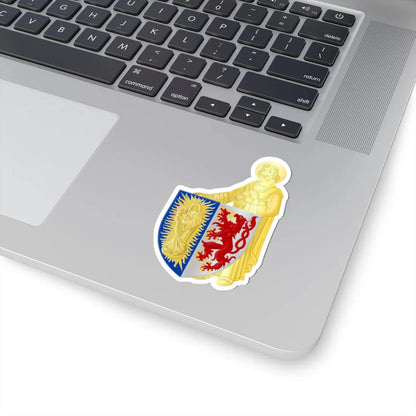 Lontzen wapen (Belgium) (Coat of Arms) STICKER Vinyl Kiss-Cut Decal - The Sticker Space