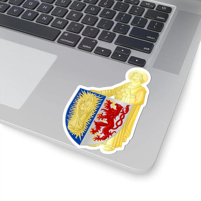 Lontzen wapen (Belgium) (Coat of Arms) STICKER Vinyl Kiss-Cut Decal - The Sticker Space