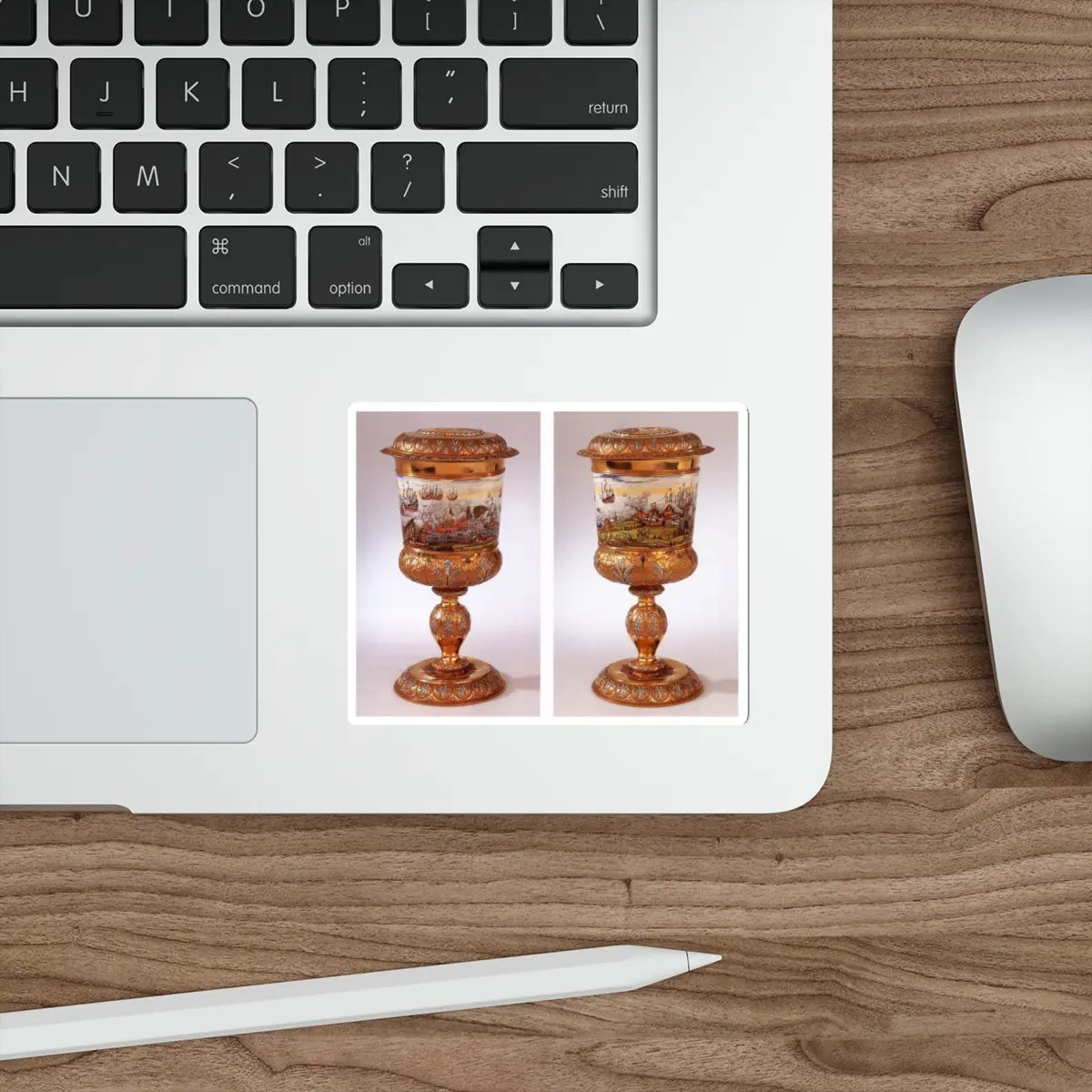 SKU:64120290439481411216 Sticker types:White Shape:Die-Cut Sizes:4" × 4"