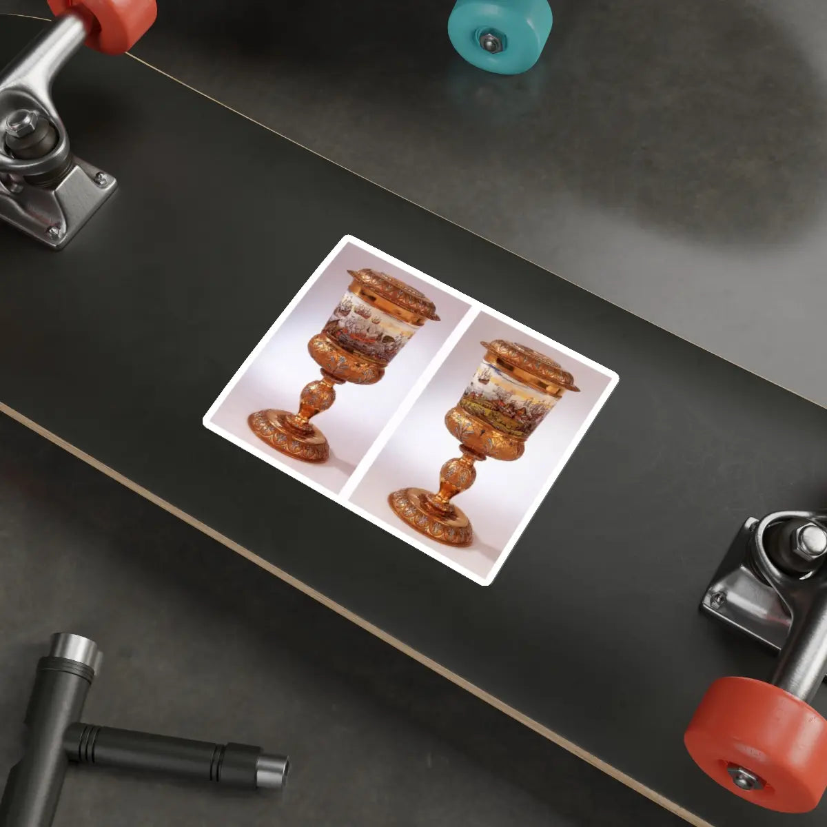 SKU:84315841211407984326 Sticker types:White Shape:Die-Cut Sizes:6" × 6"