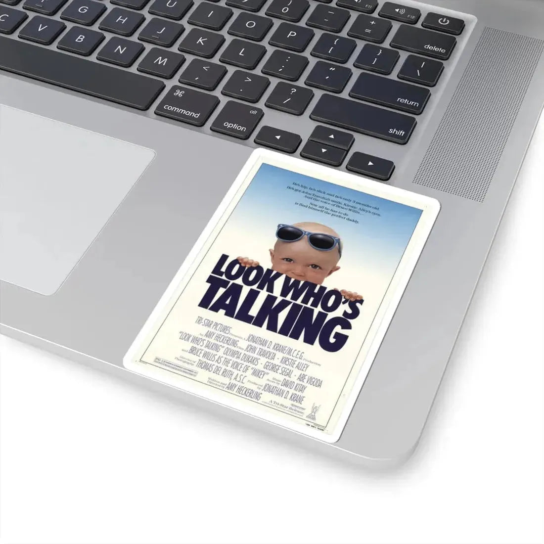 Look Who's Talking 1989 Movie Poster - STICKER Vinyl Kiss-Cut Decal - The Sticker Space