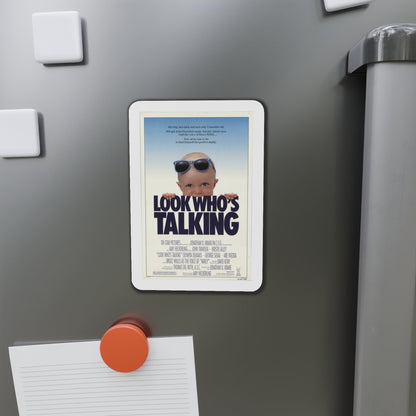 Look Who's Talking 1989 Movie Poster Die-Cut Magnet-The Sticker Space