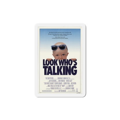 Look Who's Talking 1989 Movie Poster Die-Cut Magnet-3" x 3"-The Sticker Space