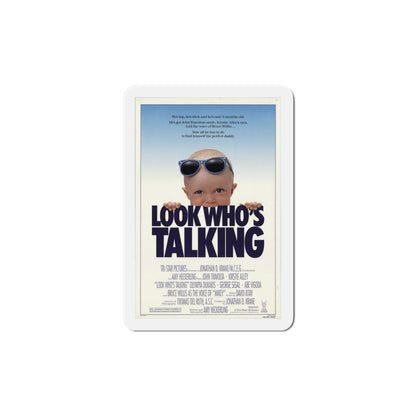 Look Who's Talking 1989 Movie Poster Die-Cut Magnet-6 × 6"-The Sticker Space