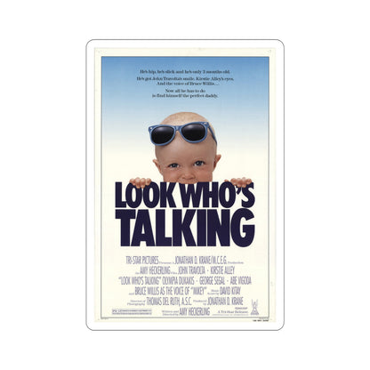 Look Who's Talking 1989 Movie Poster STICKER Vinyl Die-Cut Decal-6 Inch-The Sticker Space