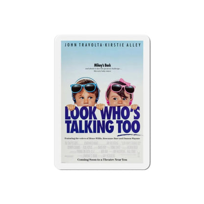 Look Whos Talking Too 1990 Movie Poster Refrigerator Magnet - The Sticker Space