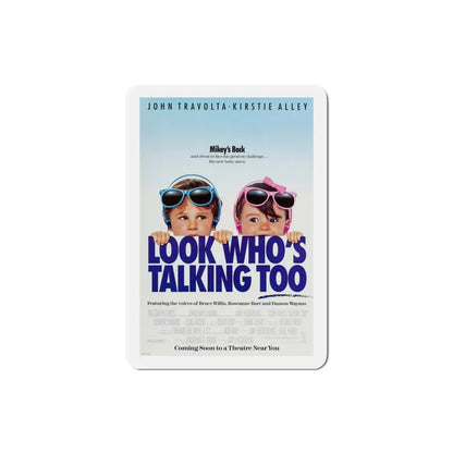 Look Whos Talking Too 1990 Movie Poster Refrigerator Magnet - The Sticker Space