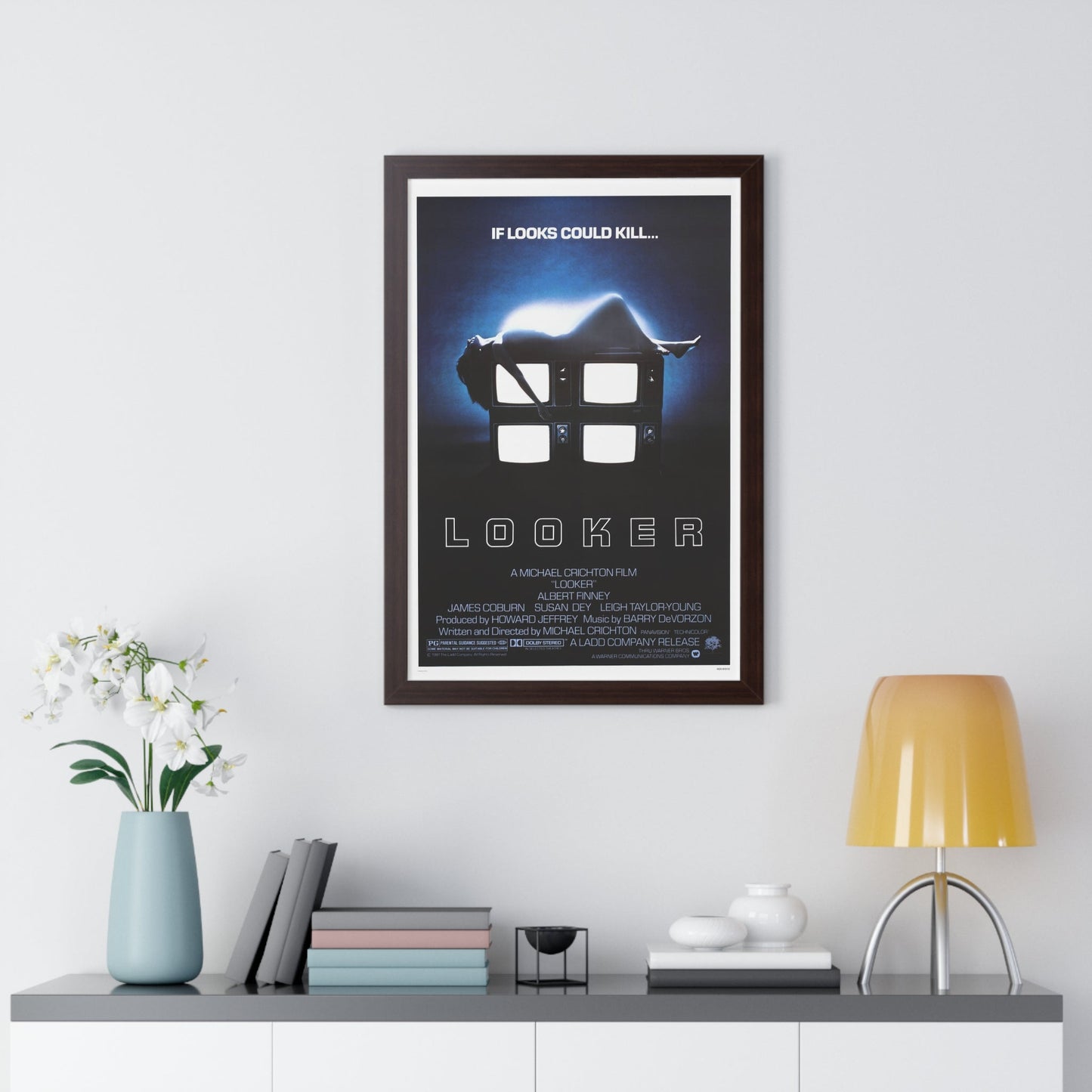 LOOKER 1981 - Framed Movie Poster-The Sticker Space