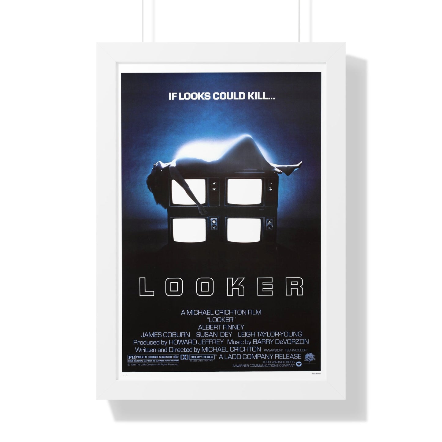 LOOKER 1981 - Framed Movie Poster-16″ x 24″-The Sticker Space