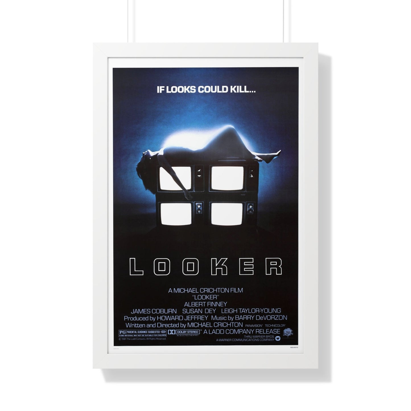 LOOKER 1981 - Framed Movie Poster-20" x 30"-The Sticker Space