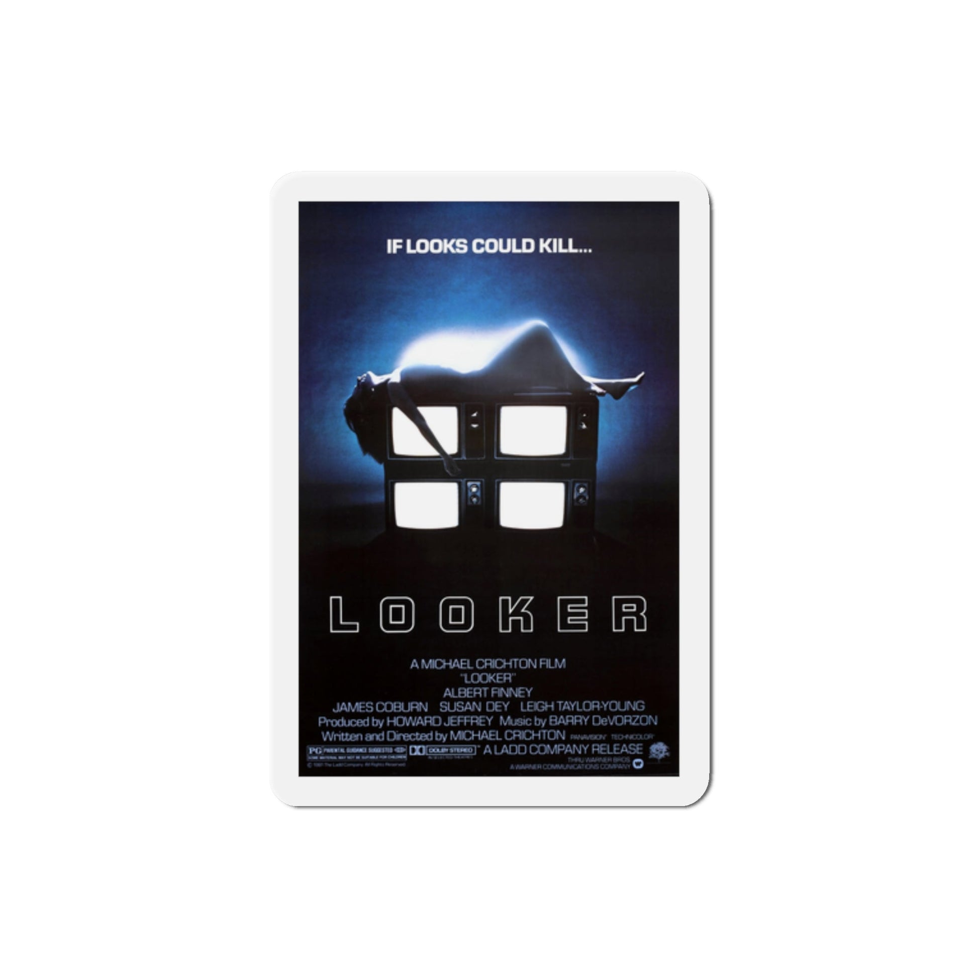 Looker 1981 Movie Poster Die-Cut Magnet-The Sticker Space