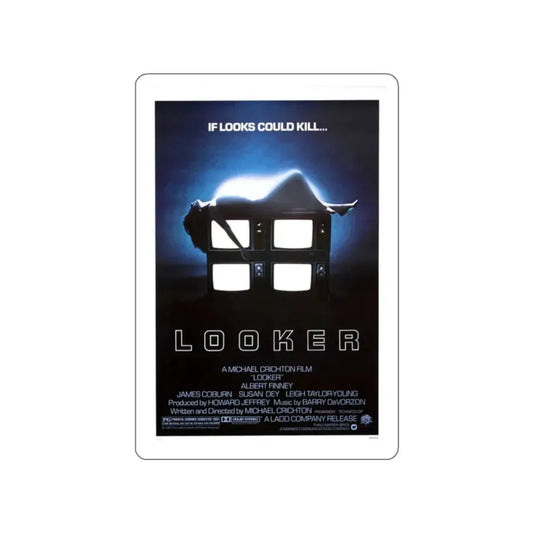 LOOKER 1981 Movie Poster STICKER Vinyl Die-Cut Decal 2 Inch - The Sticker Space