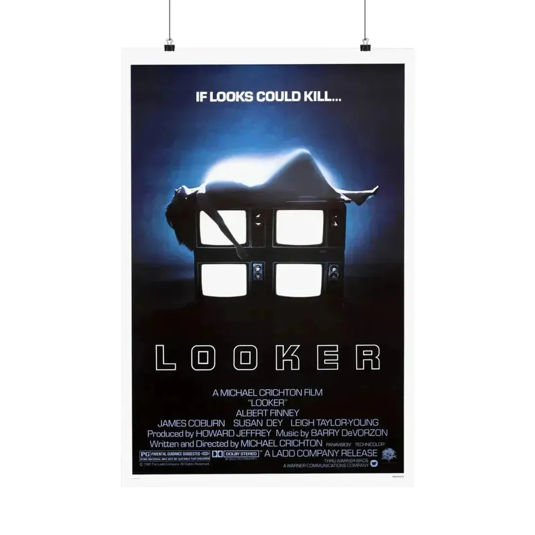LOOKER 1981 - Paper Movie Poster 20″ x 30″ Matte - The Sticker Space
