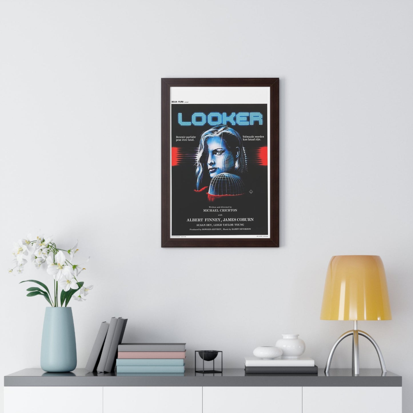 LOOKER (BELGIAN) 1981 - Framed Movie Poster-The Sticker Space