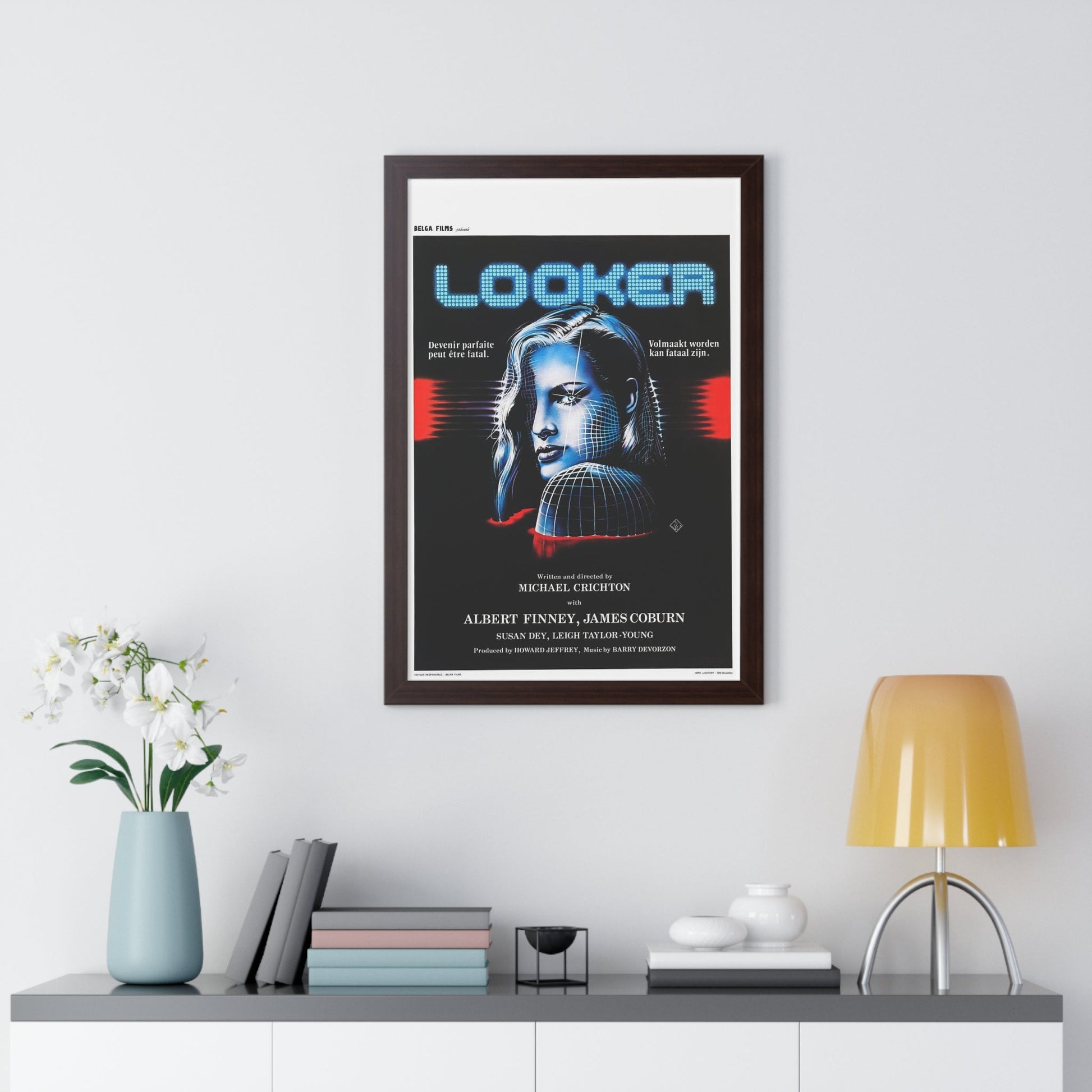 LOOKER (BELGIAN) 1981 - Framed Movie Poster-The Sticker Space