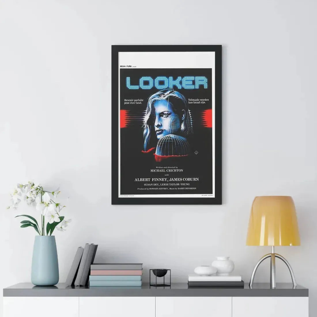 LOOKER (BELGIAN) 1981 - Framed Movie Poster - The Sticker Space