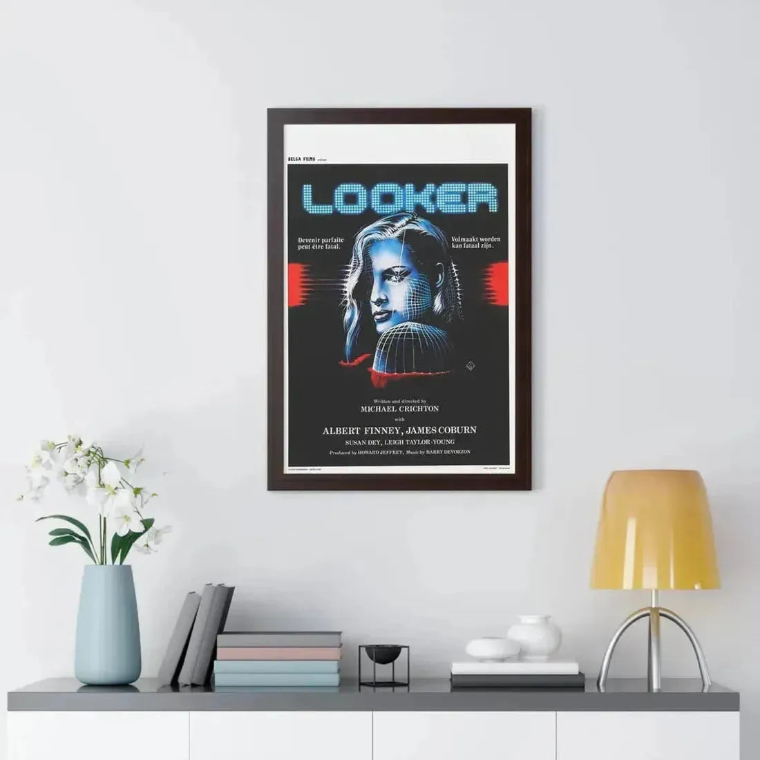 LOOKER (BELGIAN) 1981 - Framed Movie Poster - The Sticker Space