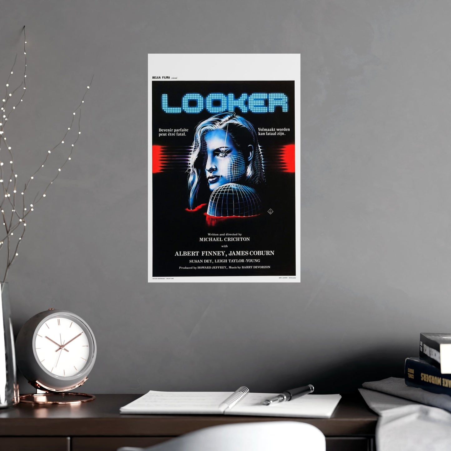 LOOKER (BELGIAN) 1981 - Paper Movie Poster-The Sticker Space