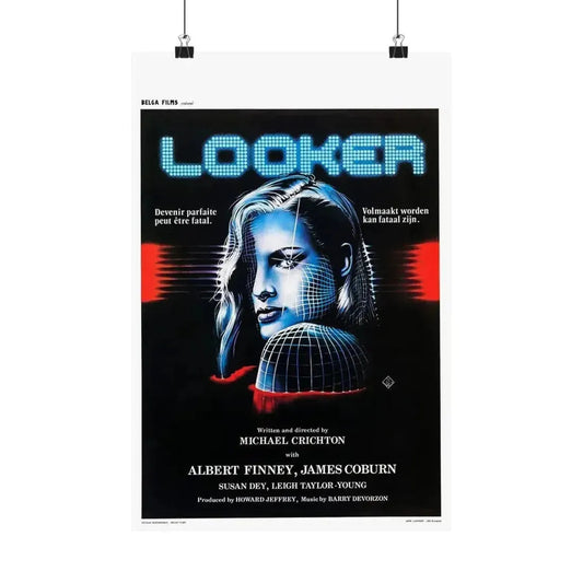 LOOKER (BELGIAN) 1981 - Paper Movie Poster 12″ x 18″ Matte - The Sticker Space