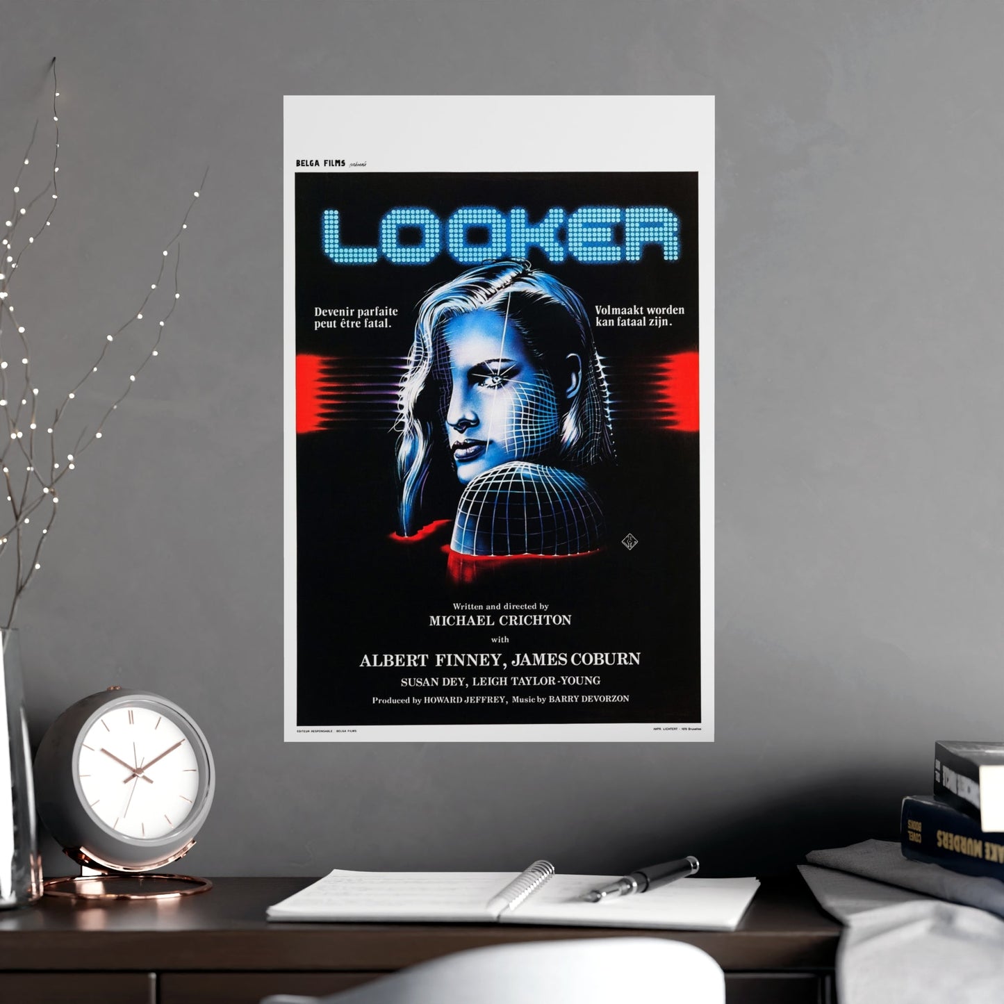 LOOKER (BELGIAN) 1981 - Paper Movie Poster-The Sticker Space